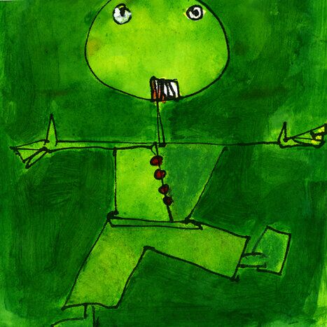 Skizzenbuch und Pinsel im Atelier