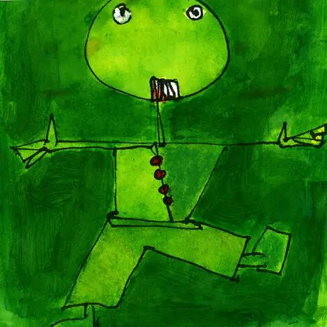 Skizzenbuch und Pinsel im Atelier